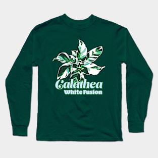 Calathea White Fusion Long Sleeve T-Shirt